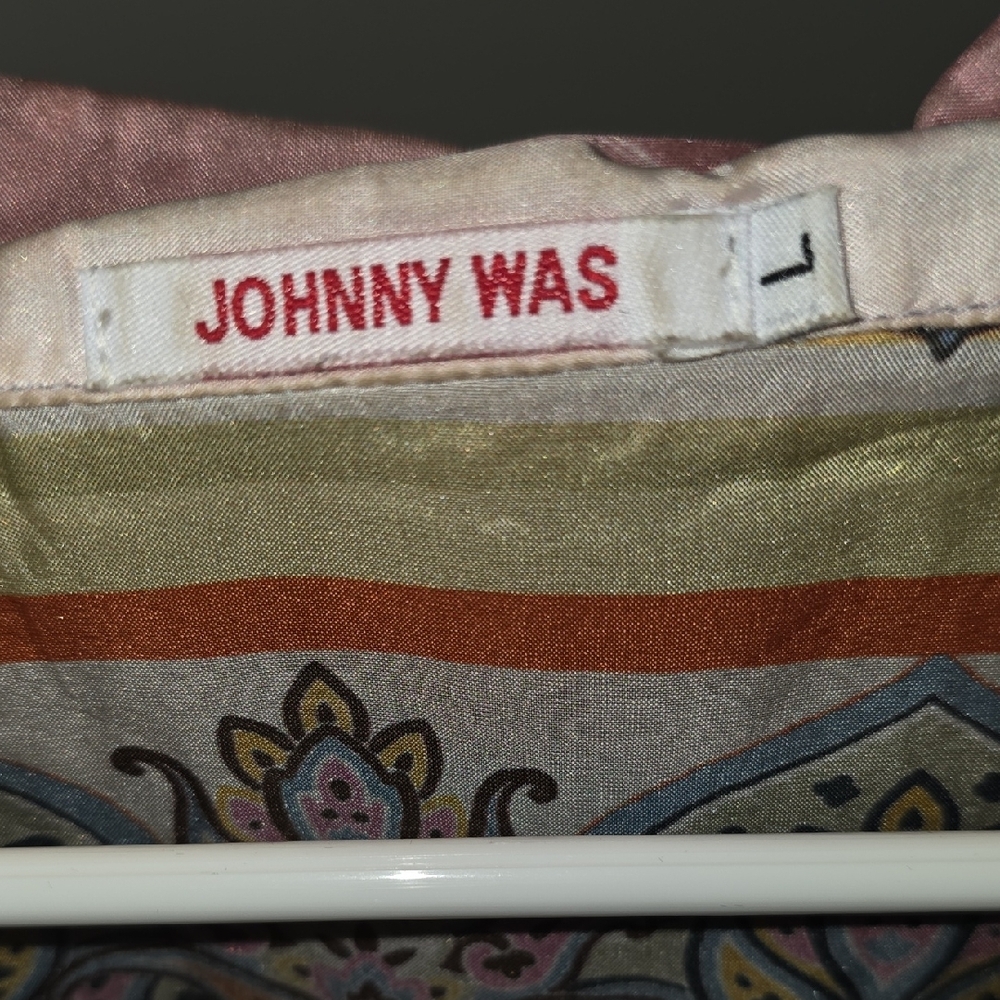 Johnny Was Multicolor Printed Button Down Shirt - image 2